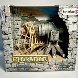 Schleich Eldrador Catapult and Cannon Set MIB